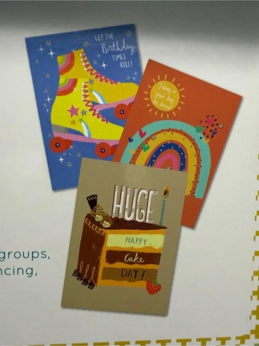 Big Box of Birthdays Card Set 22 Cards Assorted Designs Gift Box